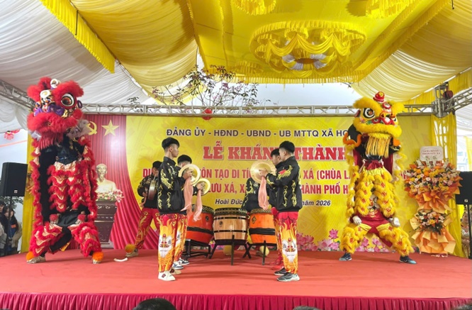 Lễ khánh thành dự án tu bổ, tôn tạo di tích chùa Lưu Xá- Ảnh 6.