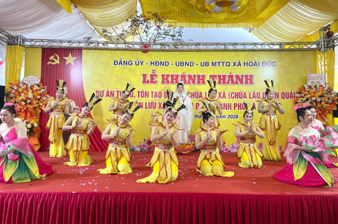 Lễ khánh thành dự án tu bổ, tôn tạo di tích chùa Lưu Xá- Ảnh 7.