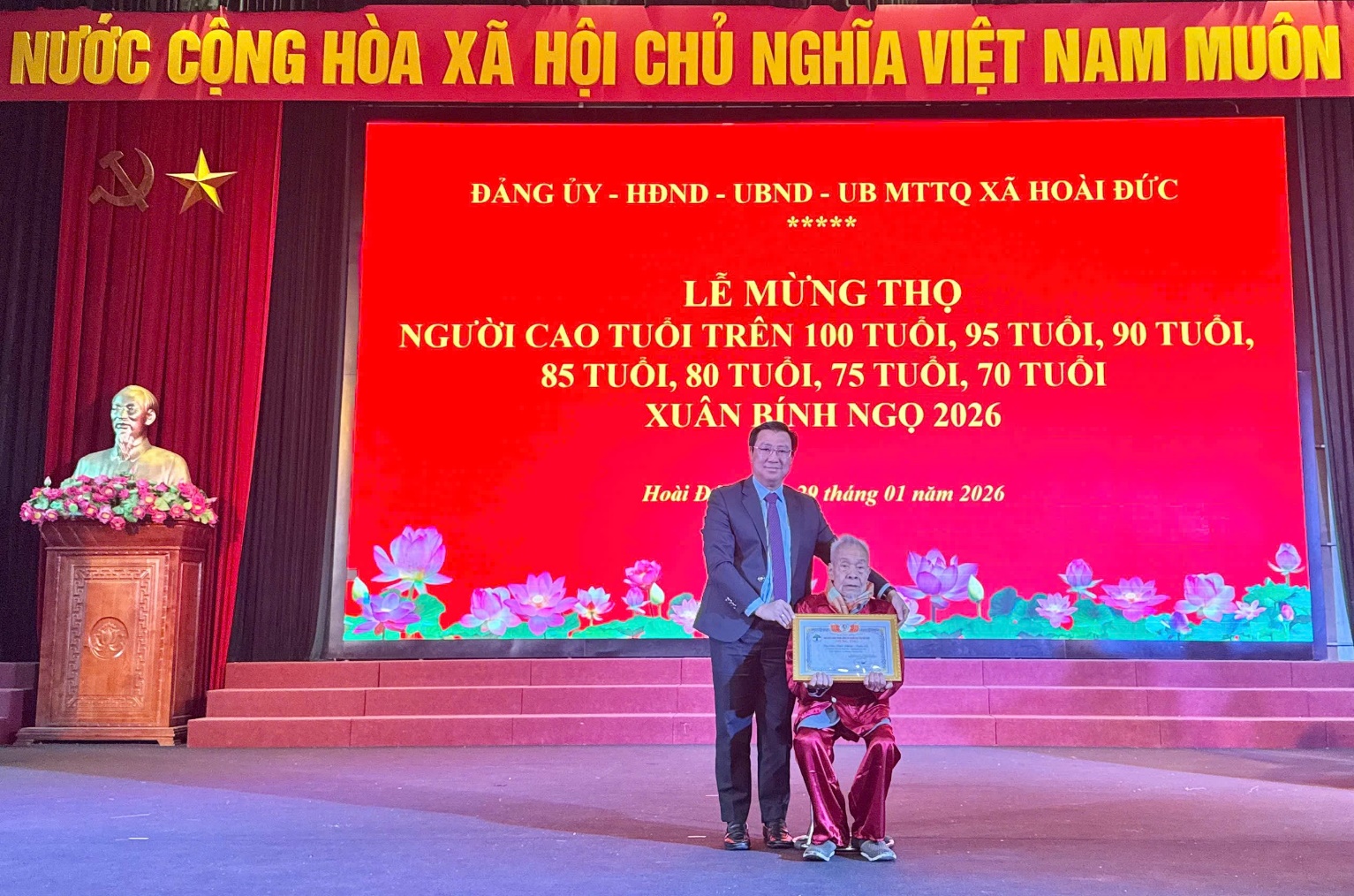 Xã Hoài Đức tổ chức chúc thọ, mừng thọ người cao tuổi năm 2026 tại khu vực Đức Thượng, Đức Giang, Trạm Trôi (cũ)- Ảnh 5.