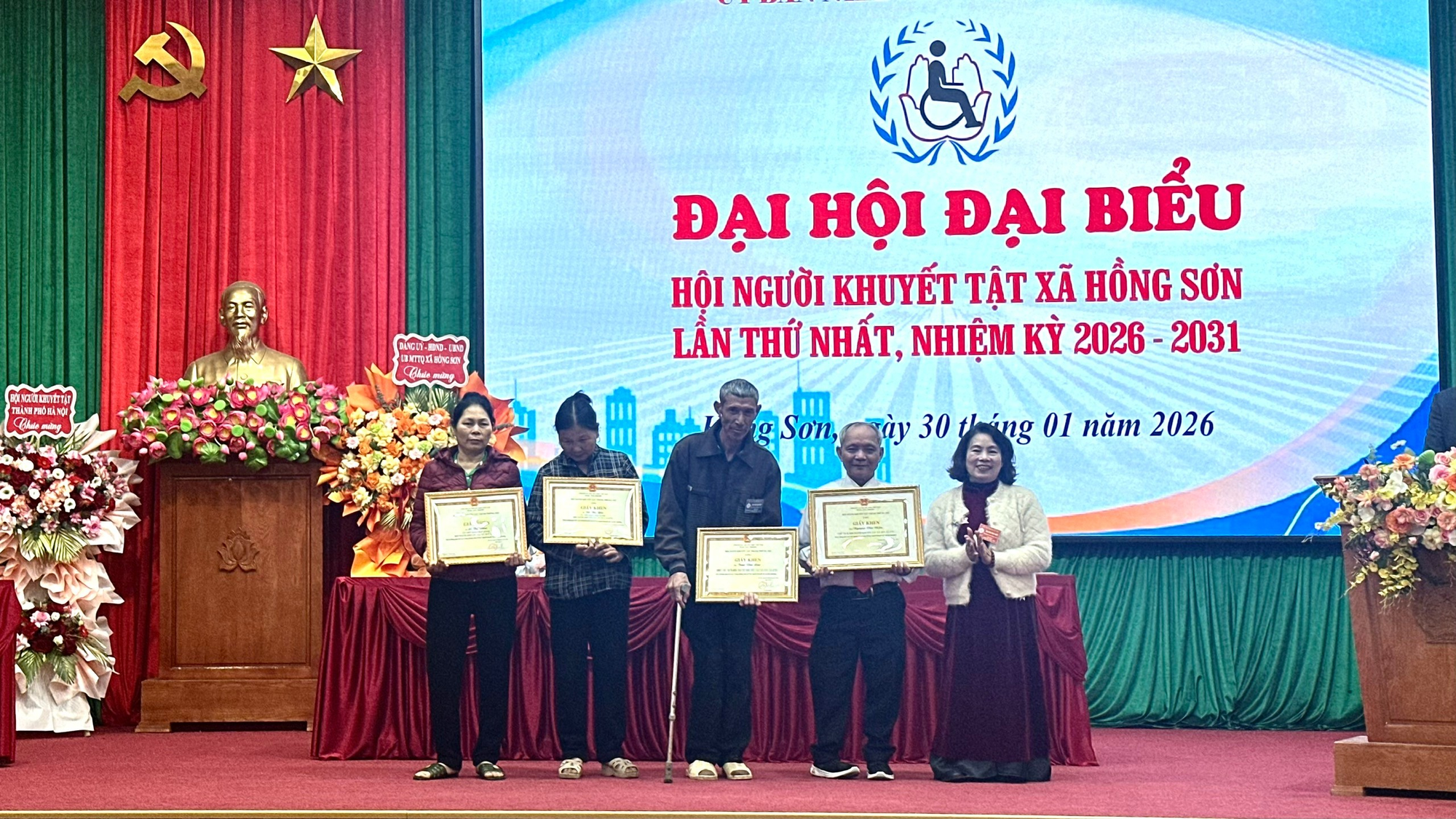 Đại hội đại biểu Hội Người khuyết tật xã Hồng Sơn lần thứ Nhất, nhiệm kỳ 2026 - 2031 thành công tốt đẹp- Ảnh 4.