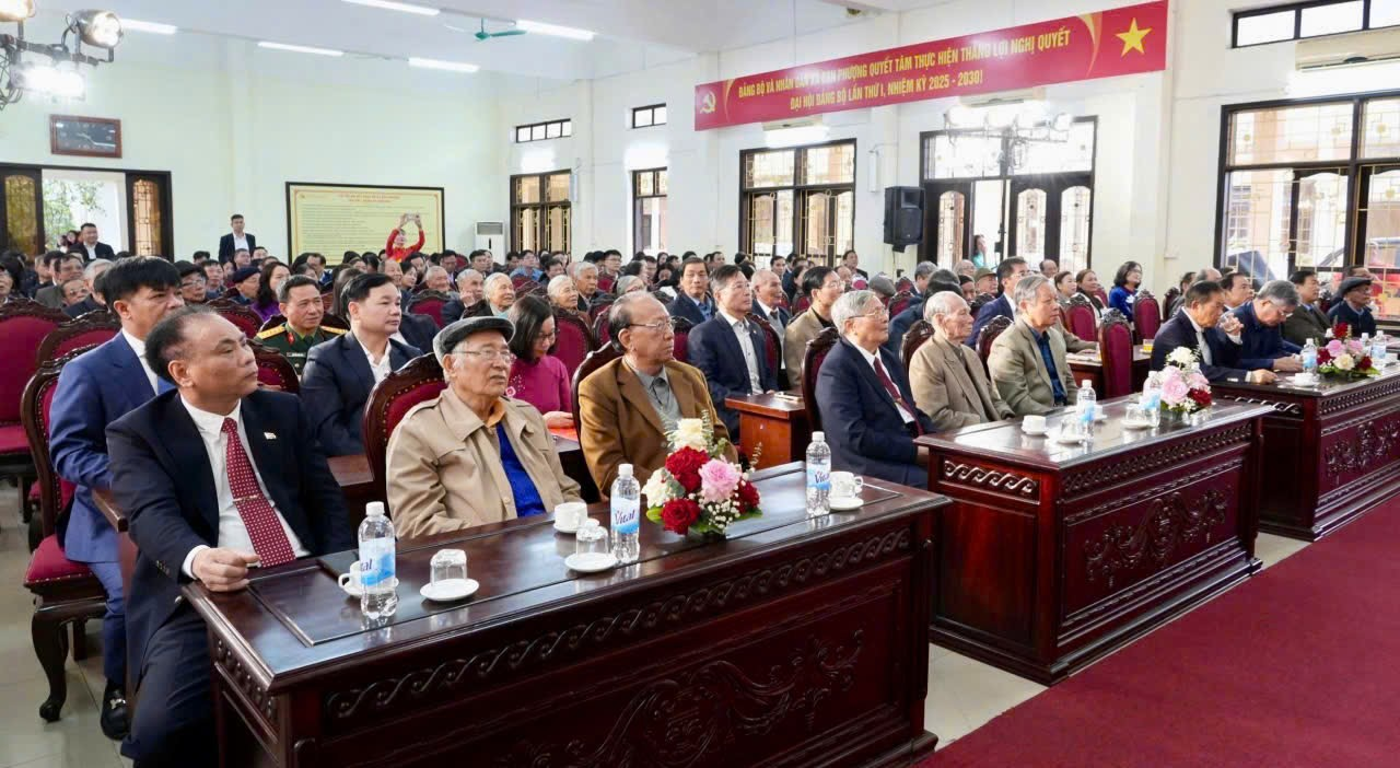 Hội nghị gặp mặt cán bộ hưu trí nhân dịp tết nguyên đán Bính Ngọ năm 2026.- Ảnh 1.