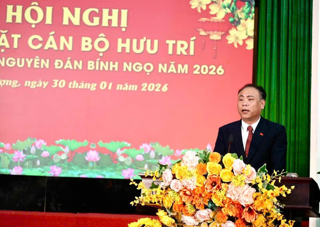 Hội nghị gặp mặt cán bộ hưu trí nhân dịp tết nguyên đán Bính Ngọ năm 2026.- Ảnh 4.
