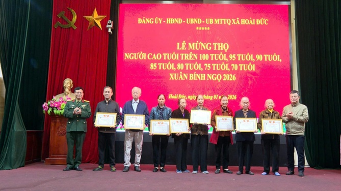 Xã Hoài Đức tổ chức chúc thọ, mừng thọ người cao tuổi năm 2026 tại khu vực Đức Thượng, Đức Giang, Trạm Trôi (cũ)- Ảnh 16.