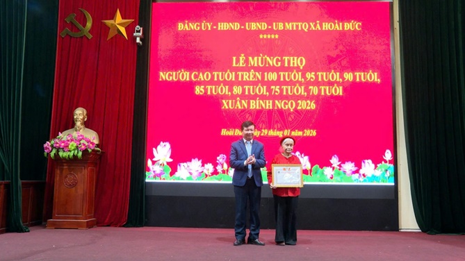 Xã Hoài Đức tổ chức chúc thọ, mừng thọ người cao tuổi năm 2026 tại khu vực Đức Thượng, Đức Giang, Trạm Trôi (cũ)- Ảnh 6.