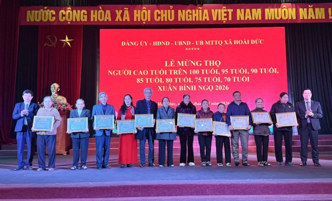 Xã Hoài Đức tổ chức chúc thọ, mừng thọ người cao tuổi năm 2026 tại khu vực Đức Thượng, Đức Giang, Trạm Trôi (cũ)- Ảnh 8.