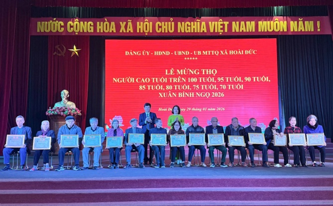 Xã Hoài Đức tổ chức chúc thọ, mừng thọ người cao tuổi năm 2026 tại khu vực Đức Thượng, Đức Giang, Trạm Trôi (cũ)- Ảnh 9.