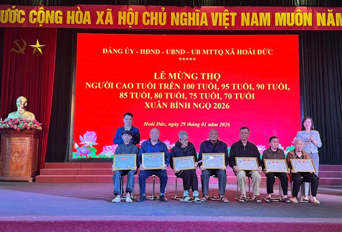 Xã Hoài Đức tổ chức chúc thọ, mừng thọ người cao tuổi năm 2026 tại khu vực Đức Thượng, Đức Giang, Trạm Trôi (cũ)- Ảnh 10.