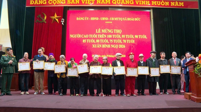 Xã Hoài Đức tổ chức chúc thọ, mừng thọ người cao tuổi năm 2026 tại khu vực Đức Thượng, Đức Giang, Trạm Trôi (cũ)- Ảnh 14.