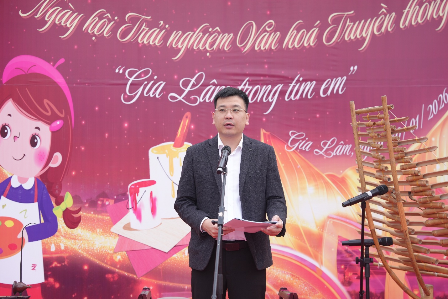 Trung tâm Dịch vụ Tổng hợp xã Gia Lâm tổ chức Cuộc thi vẽ tranh “Gia Lâm trong tim em”- Ảnh 1.