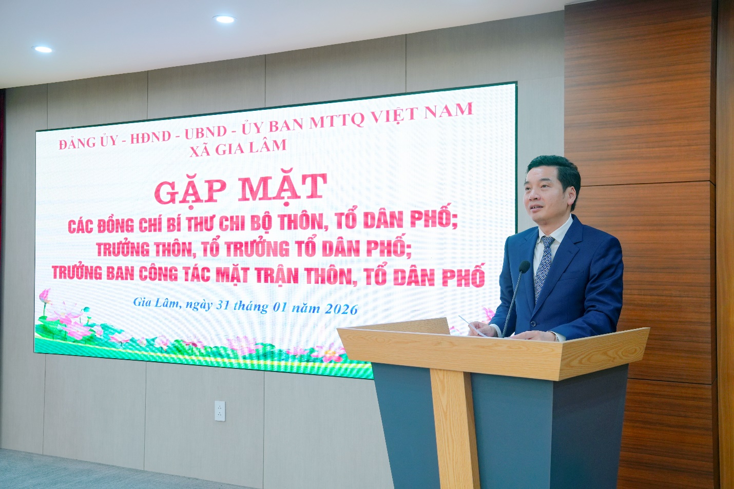 Xã Gia Lâm tổ chức gặp mặt các đồng chí Bí thư chi bộ thôn, tổ dân phố; Trưởng thôn, Tổ trưởng tổ dân phố; Trưởng ban Công tác Mặt trận thôn, tổ dân phố trên địa bàn xã- Ảnh 2.