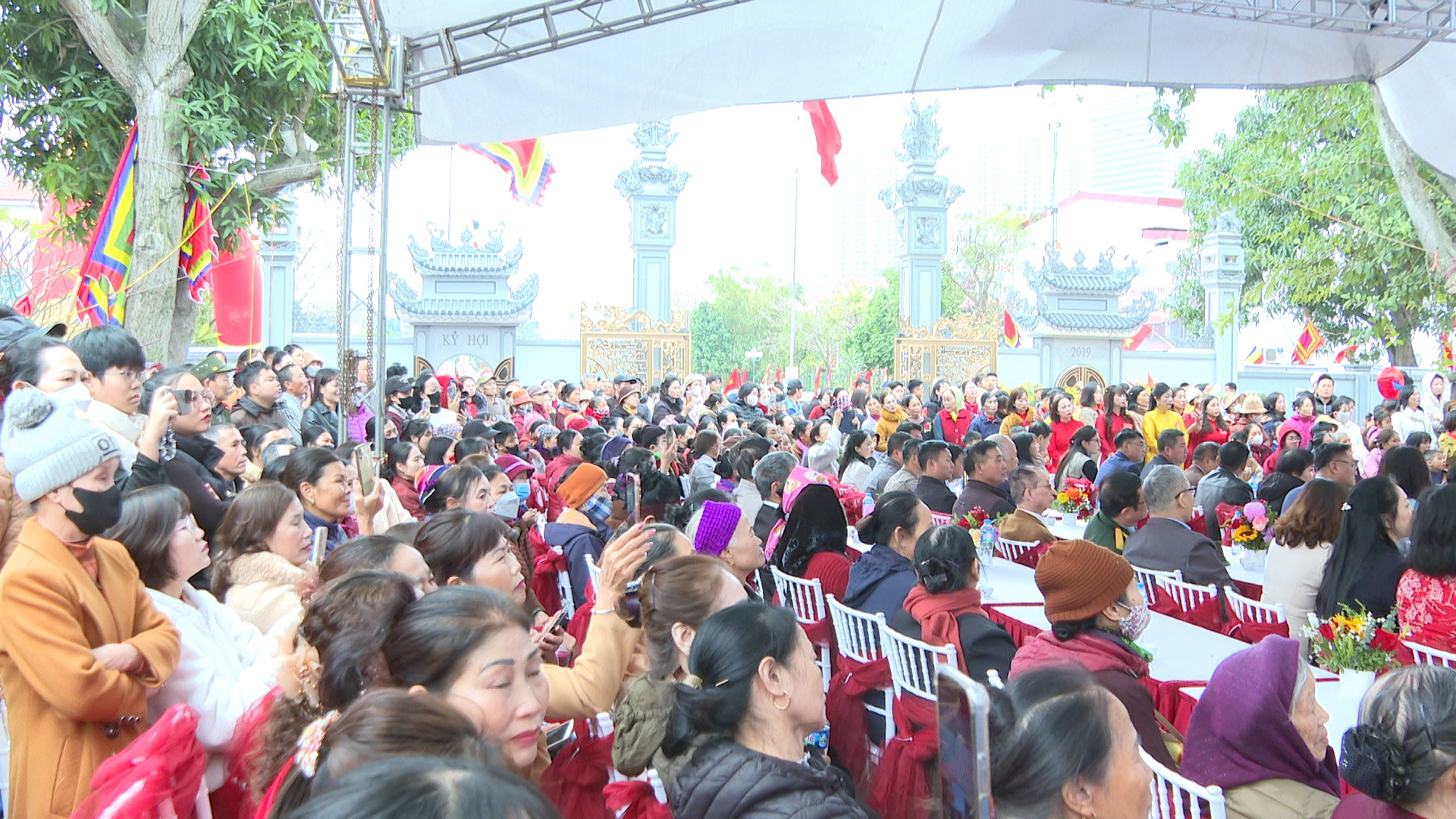 ĐẢNG ỦY - HĐND - UBND - UB MTTQ VIỆT NAM XÃ VĨNH THANH KHÁNH THÀNH CÔNG TRÌNH TU BỔ, TÔN TẠO DI TÍCH LỊCH  SỬ - VĂN HÓA CẤP QUỐC GIA ĐÌNH NGỌC CHI.- Ảnh 2.