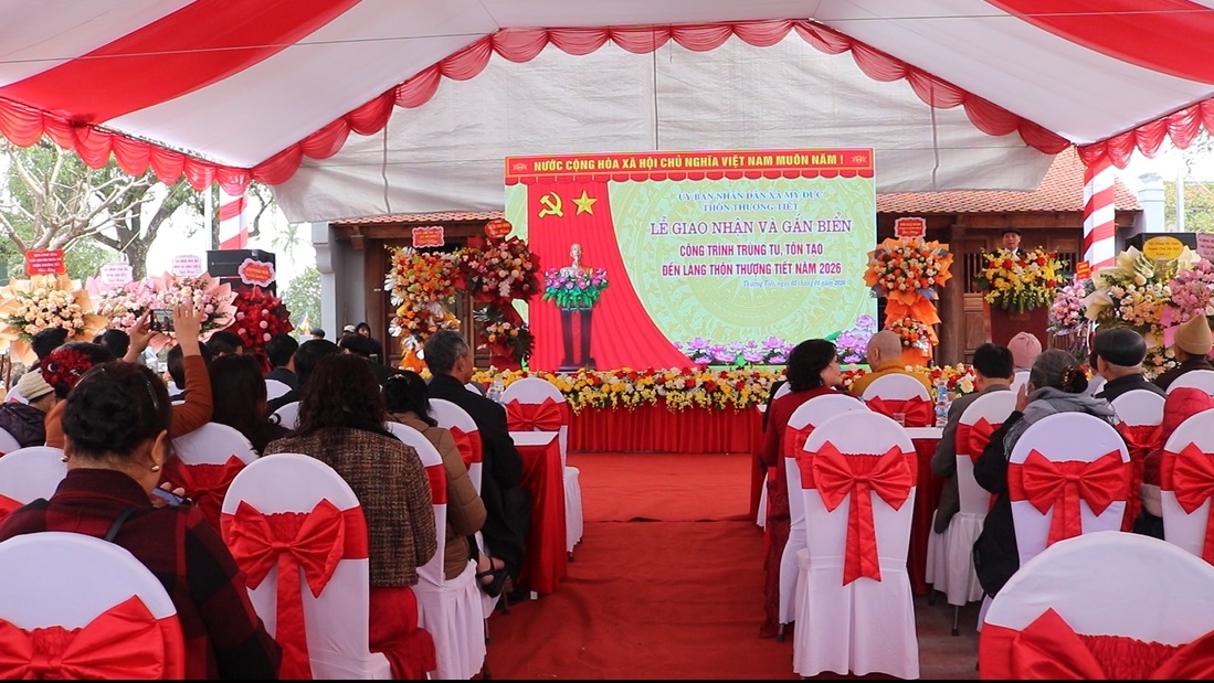 Lễ hội truyền thống và công trình Đền làng Thượng Tiết, biểu tượng của tinh thần yêu nước và sức mạnh đại đoàn kết toàn dân.- Ảnh 8.