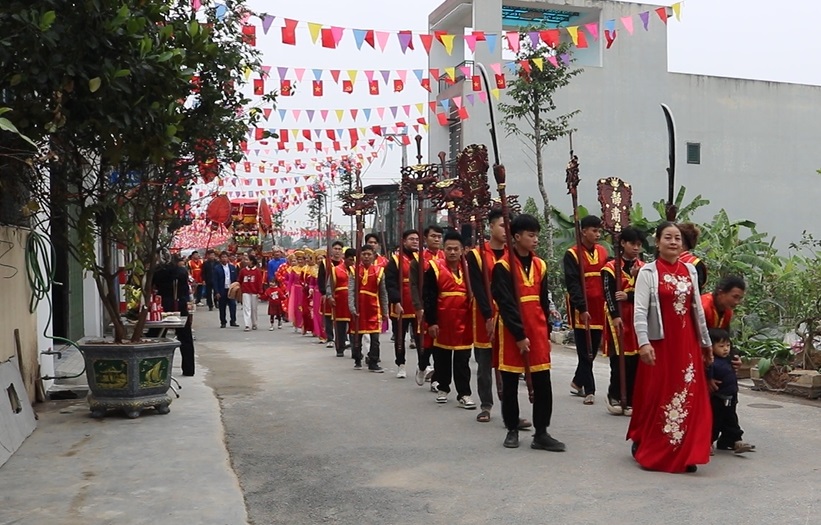 Lễ hội truyền thống và công trình Đền làng Thượng Tiết, biểu tượng của tinh thần yêu nước và sức mạnh đại đoàn kết toàn dân.- Ảnh 23.