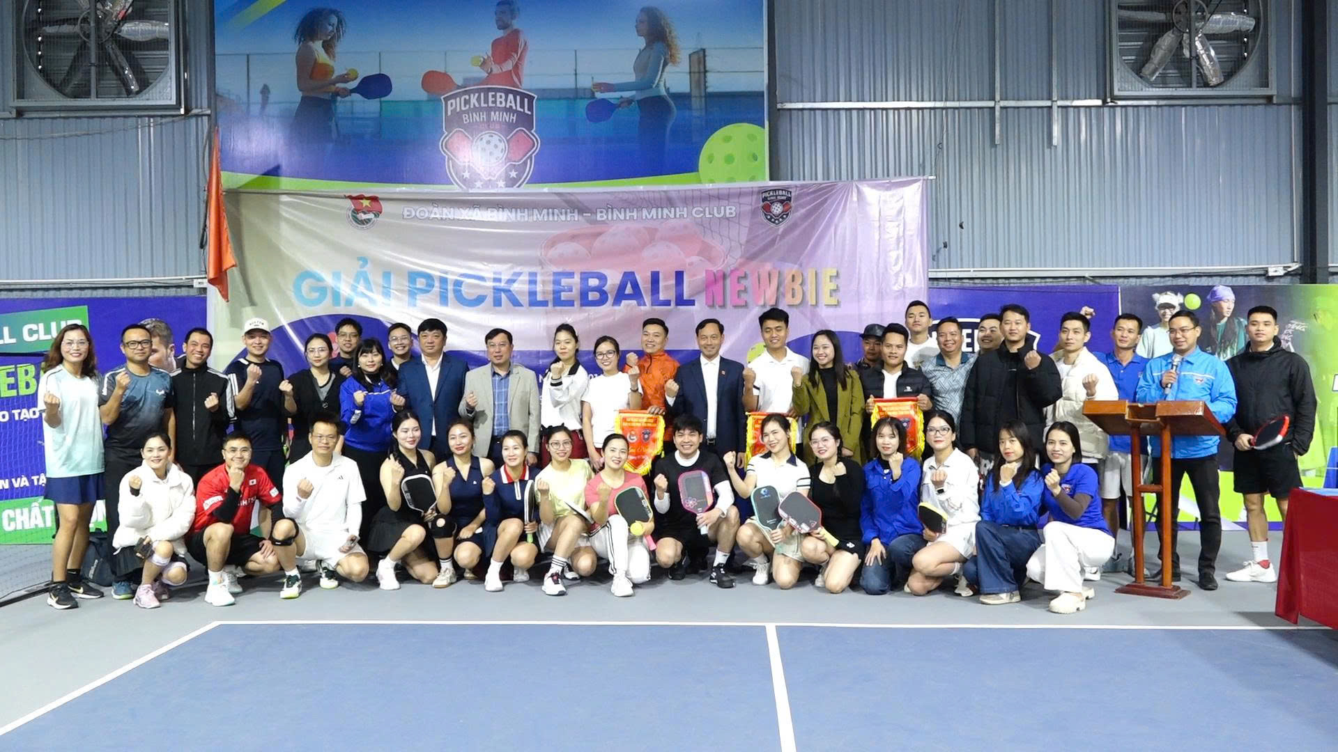 Sôi nổi Giải Pickleball xã Bình Minh - Mừng Xuân Bính Ngọ 2026