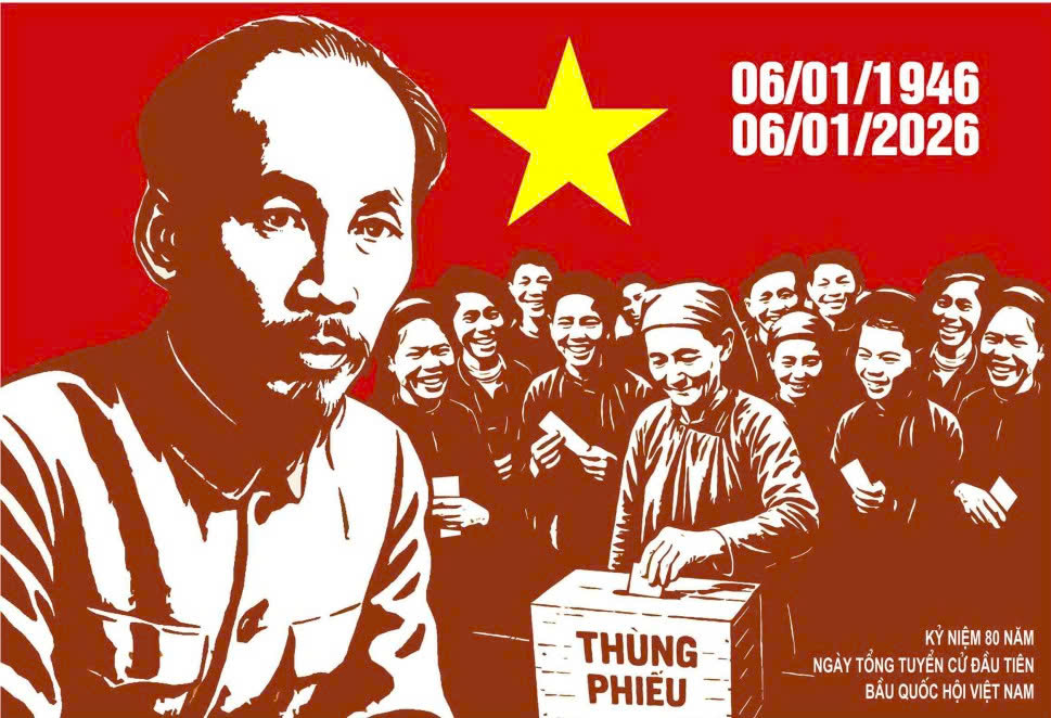 Kỷ niệm 80 năm ngày tổng tuyển cử đầu tiên bầu Quốc hội Việt Nam (06/01/1946 - 06/01/2026)- Ảnh 4.