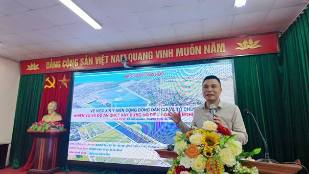 Xã An Khánh lấy ý kiến của cộng đồng dân cư, cơ quan, tổ chức, cá nhân đối với nhiệm vụ và đồ án quy hoạch chi tiết xây dựng hồ điều hòa Yên Nghĩa 1- Ảnh 4.