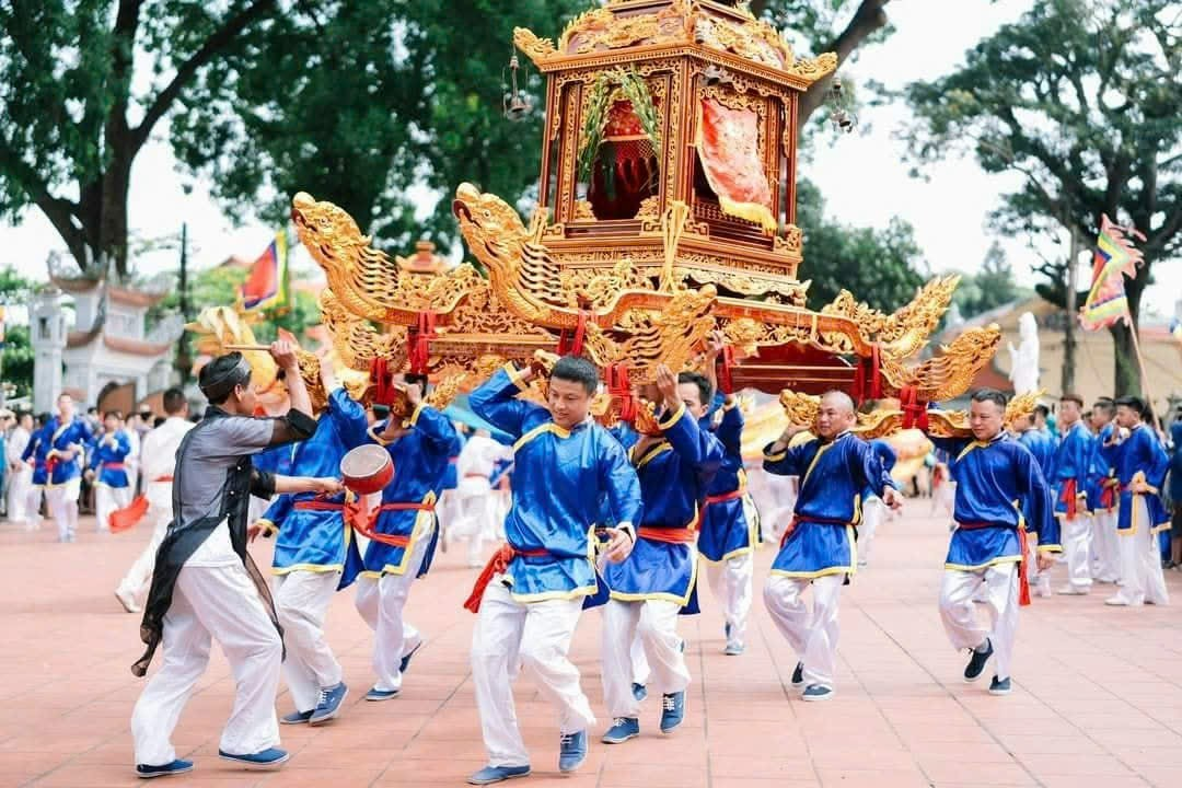 Chùa Pháp Vân - Lễ hội làng truyền thống thôn Văn Giáp, xã Thường Tín, thành phố Hà Nội - Ảnh 2.