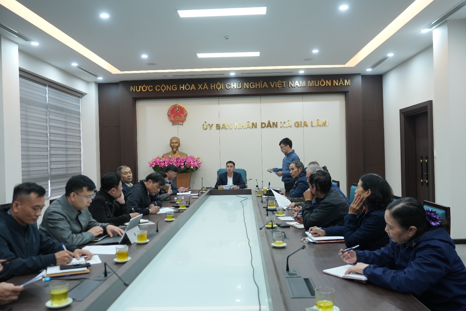 UBND xã Gia Lâm họp giao ban tiến độ sản xuất nông nghiệp, triển khai kế hoạch vụ Xuân năm 2026- Ảnh 1.