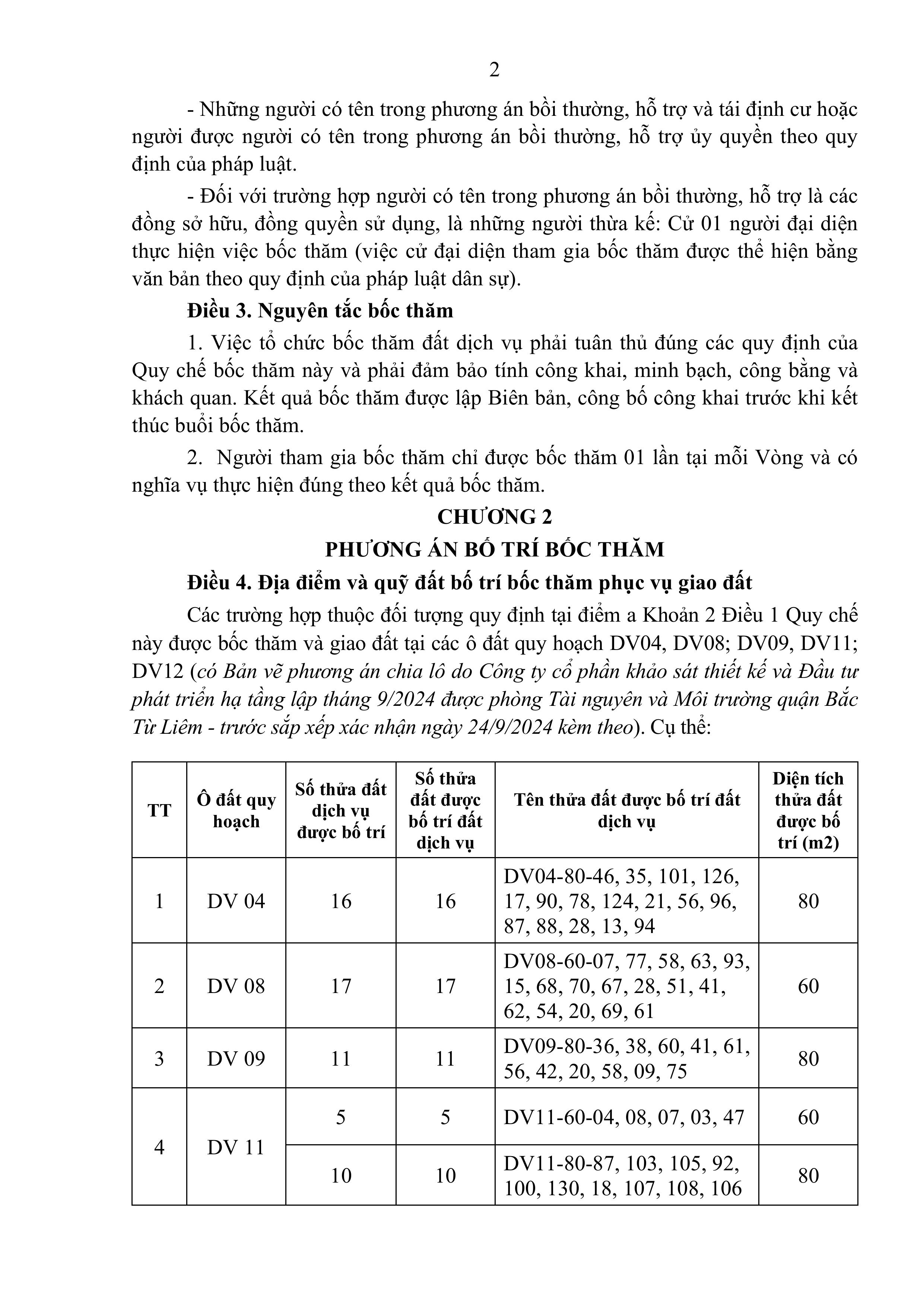 UBND phường Đại Mỗ công khai Quyết định Ban hành Quy chế bốc thăm và phương án bố trí bốc thăm phục vụ giao đất hỗ trợ chuyển đổi nghề nghiệp và tạo việc làm bằng hình thức giao đất ở (đất dịch vụ) trên địa bàn huyện Từ Liêm- Ảnh 3.