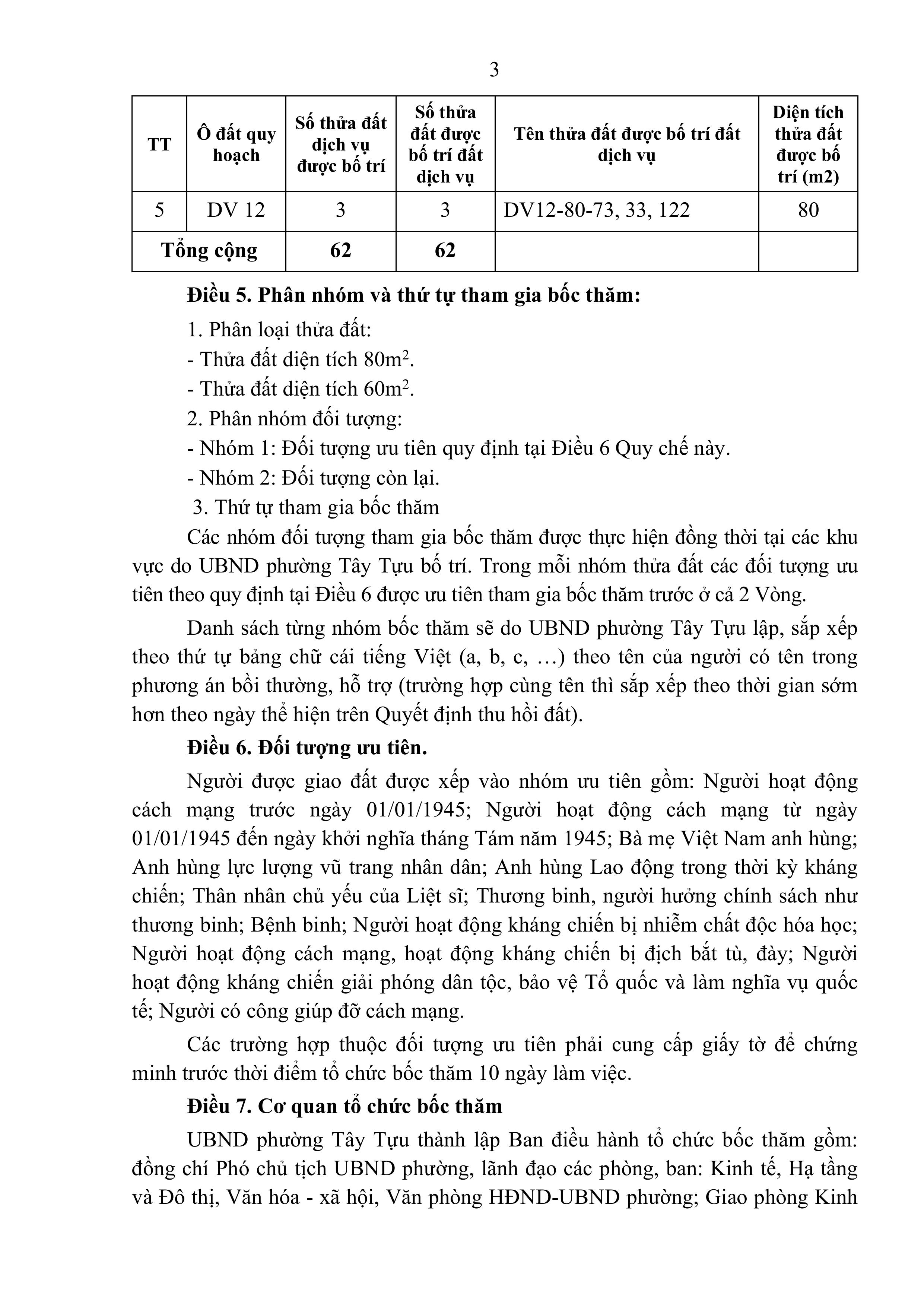 UBND phường Đại Mỗ công khai Quyết định Ban hành Quy chế bốc thăm và phương án bố trí bốc thăm phục vụ giao đất hỗ trợ chuyển đổi nghề nghiệp và tạo việc làm bằng hình thức giao đất ở (đất dịch vụ) trên địa bàn huyện Từ Liêm- Ảnh 4.