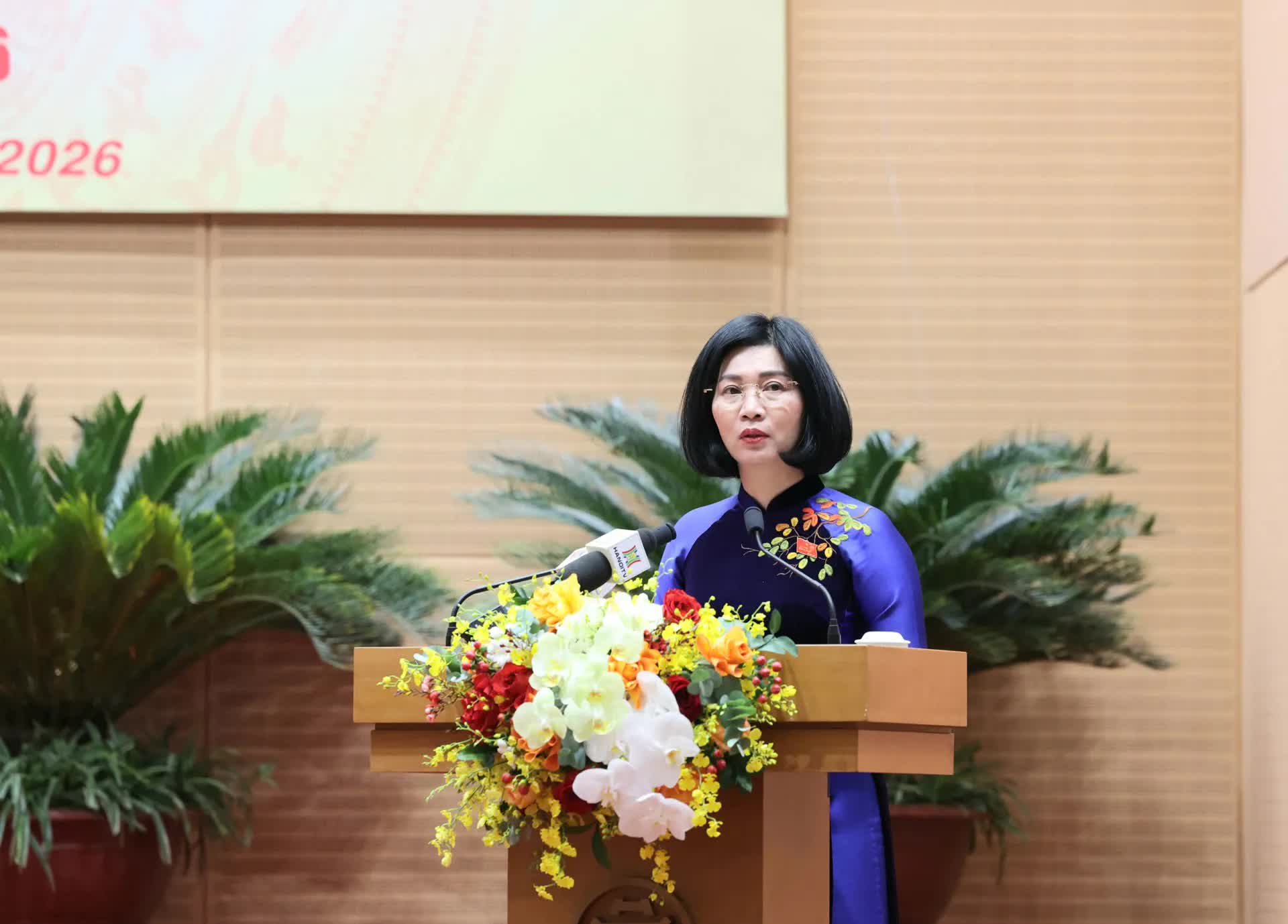 Hội nghị tổng kết hoạt động của Đoàn Đại biểu Quốc hội khóa XVI và HĐND TP khóa XVI, nhiệm kỳ 2021 - 2026- Ảnh 7.