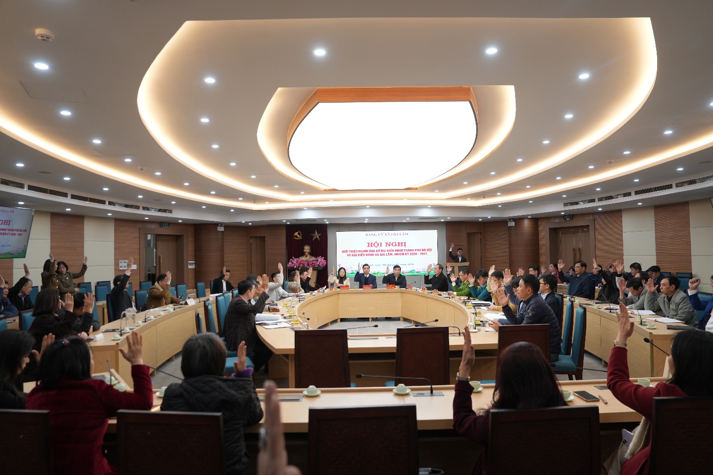 Đảng ủy xã Gia Lâm tổ chức hội nghị giới thiệu người ứng cử đại biểu HĐND Thành phố và đại biểu HĐND  xã Gia Lâm nhiệm kỳ 2026–2031- Ảnh 4.
