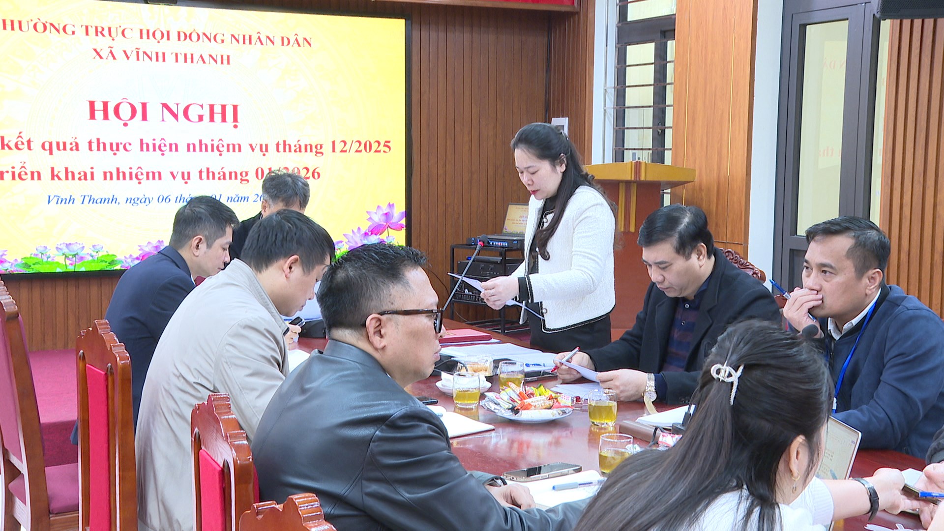 THƯỜNG TRỰC HĐND XÃ VĨNH THANH TỔ CHỨC HỘI NGHỊ ĐÁNH GIÁ KẾT QUẢ THỰC HIỆN NHIỆM VỤ CÔNG TÁC THÁNG 12/2025, TRIỂN KHAI NHIỆM VỤ TRỌNG TÂM THÁNG 01/2026- Ảnh 2.