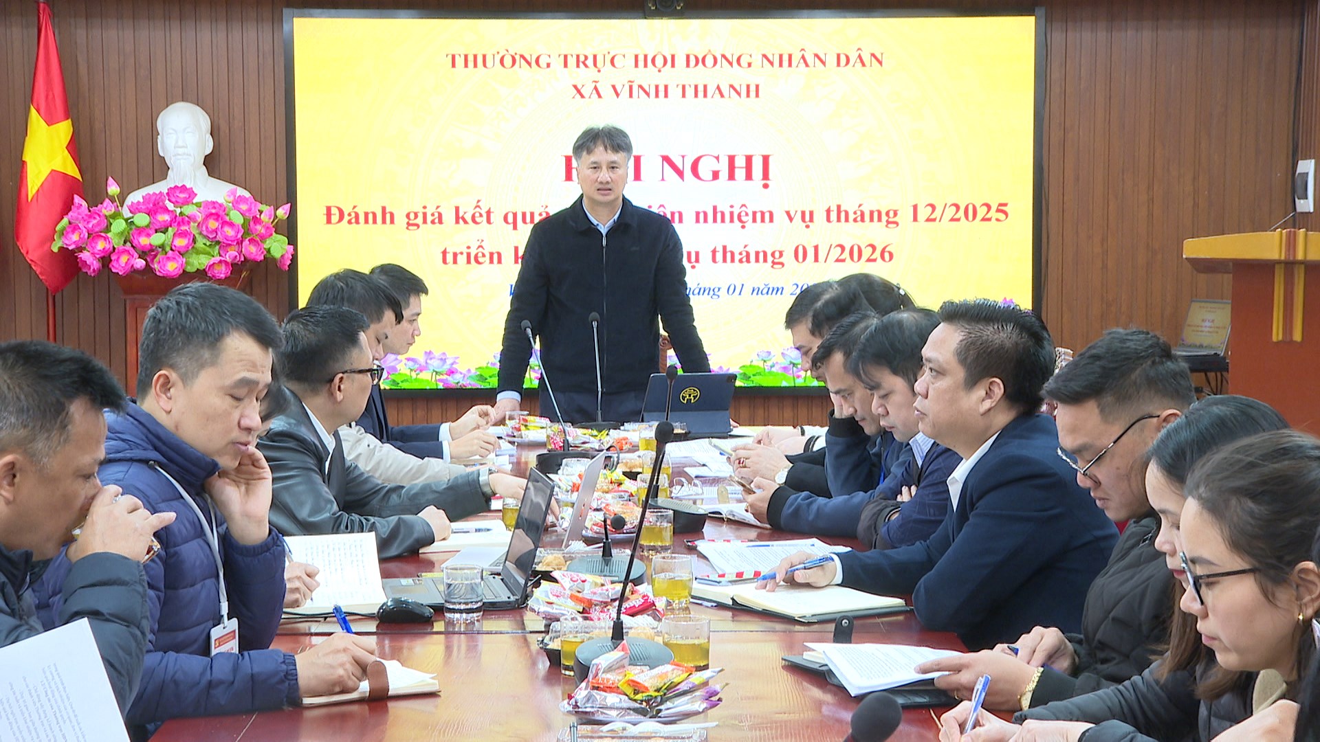 THƯỜNG TRỰC HĐND XÃ VĨNH THANH TỔ CHỨC HỘI NGHỊ ĐÁNH GIÁ KẾT QUẢ THỰC HIỆN NHIỆM VỤ CÔNG TÁC THÁNG 12/2025, TRIỂN KHAI NHIỆM VỤ TRỌNG TÂM THÁNG 01/2026- Ảnh 11.