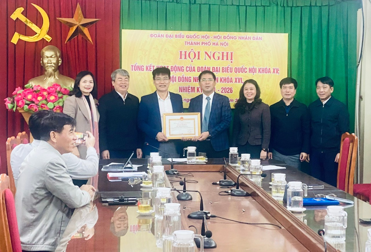 Tổng kết hoạt động của Đoàn ĐBQH, HĐND thành phố Hà Nội - Đồng chí Phó Bí thư Thường trực Đảng ủy xã Diên được Thành phố tặng Bằng khen- Ảnh 2.