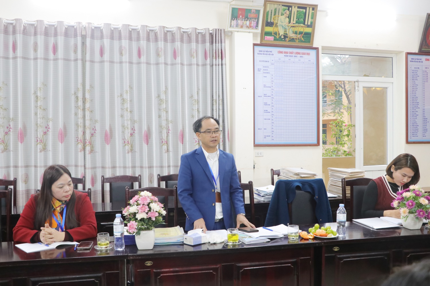 Đoàn đánh giá ngoài số 41 – Sở GD&ĐT Hà Nội khảo sát chính thức tại Trường Tiểu học Hữu Văn- Ảnh 3.