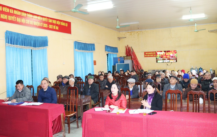 Xã Quảng Bị tích cực chuẩn bị cho cuộc bầu cử đại biểu Quốc hội khóa XVI và HĐND các cấp- Ảnh 4.