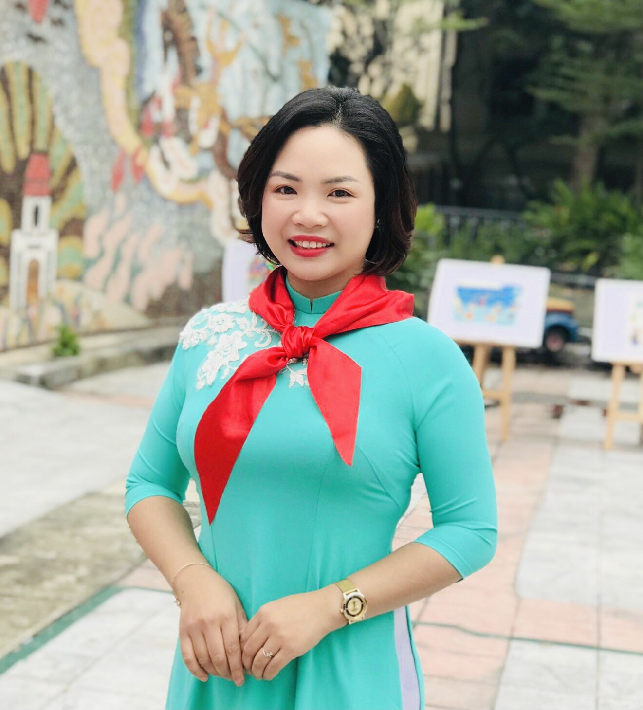 CÔ GIÁO PHAN THU THẢO – TẤM GƯƠNG TIÊU BIỂU
TRONG CÔNG TÁC ĐỘI- Ảnh 1.