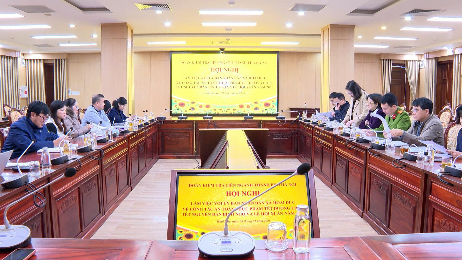 Đoàn kiểm tra liên ngành số 3 thành phố Hà Nội kiểm tra công tác An toàn thực phẩm tại xã Hoài Đức- Ảnh 1.