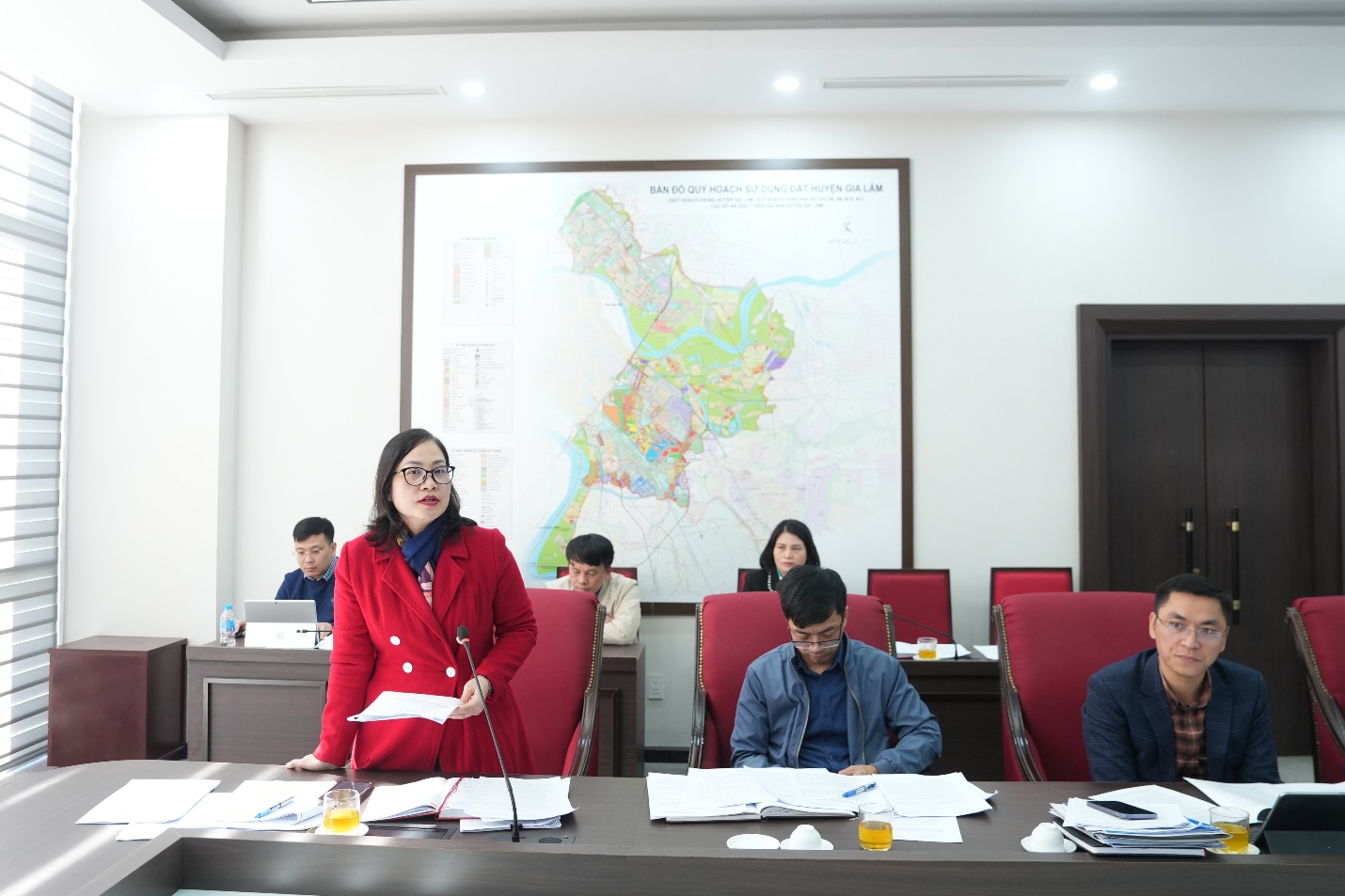 Giao ban BCĐ bầu cử xã Gia Lâm- Ảnh 2.