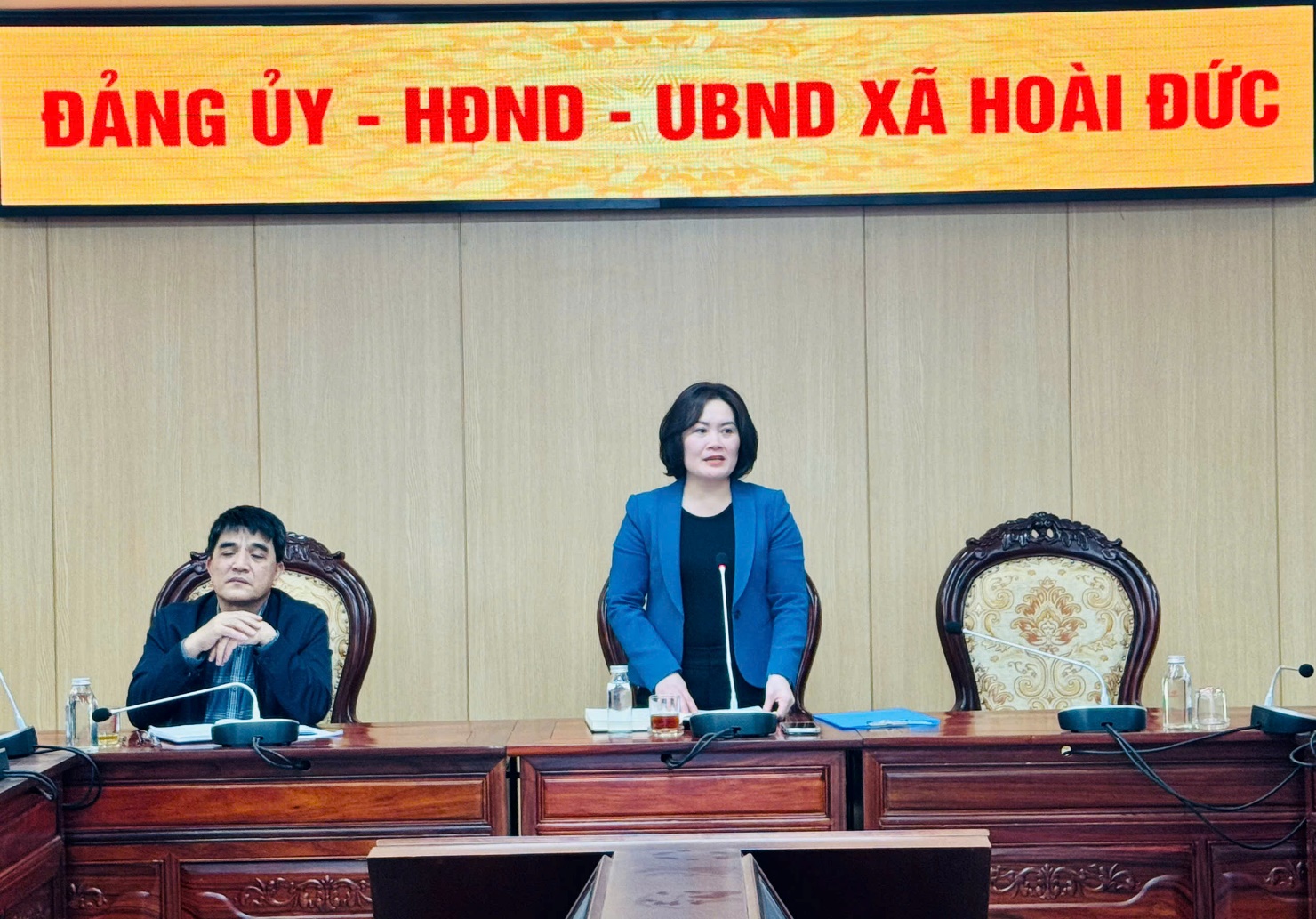 Xã Hoài Đức khen thưởng học sinh có thành tích trong kỳ thi học sinh giỏi cấp xã và gặp mặt đội tuyển tham dự kỳ thi học sinh giỏi cấp Thành phố- Ảnh 5.