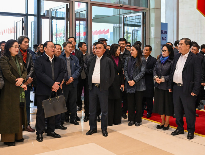 Phối hợp chặt chẽ, bảo đảm công tác phục vụ Đại hội chu đáo, an toàn tuyệt đối- Ảnh 3.