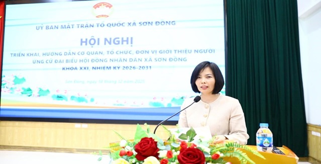 UB MTTQ xã Sơn Đồng hướng dẫn giới thiệu người ứng cử Đại biểu HĐND xã nhiệm kỳ 2026 – 2031- Ảnh 4.