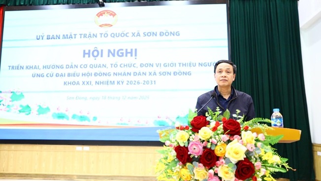 UB MTTQ xã Sơn Đồng hướng dẫn giới thiệu người ứng cử Đại biểu HĐND xã nhiệm kỳ 2026 – 2031- Ảnh 6.