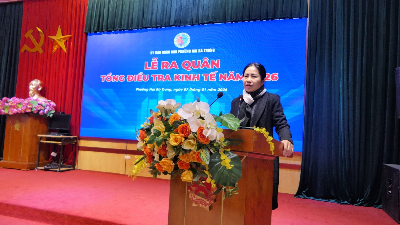 Quyết tâm - Đồng bộ - Hiệu quả: Phường Hai Bà Trưng triển khai Tổng điều tra Kinh tế năm 2026- Ảnh 1.