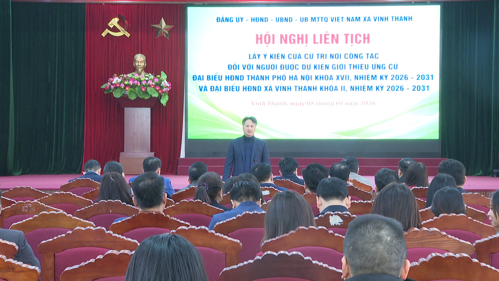 XÃ VĨNH THANH TỔ CHỨC HỘI NGHỊ LẤY Ý KIẾN CỬ TRI NƠI CÔNG TÁC ĐỐI VỚI NGƯỜI ĐƯỢC DỰ KIẾN GIỚI THIỆU ỨNG CỬ ĐẠI BIỂU HĐND CÁC CẤP, NHIỆM KỲ 2026 – 2031- Ảnh 9.