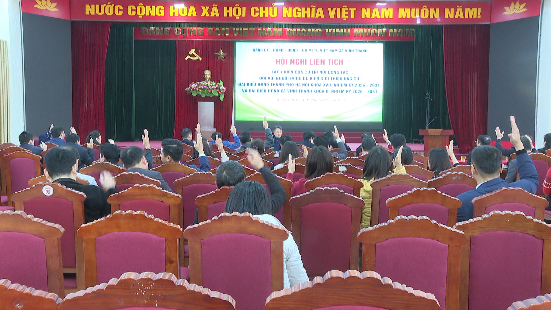 XÃ VĨNH THANH TỔ CHỨC HỘI NGHỊ LẤY Ý KIẾN CỬ TRI NƠI CÔNG TÁC ĐỐI VỚI NGƯỜI ĐƯỢC DỰ KIẾN GIỚI THIỆU ỨNG CỬ ĐẠI BIỂU HĐND CÁC CẤP, NHIỆM KỲ 2026 – 2031- Ảnh 12.