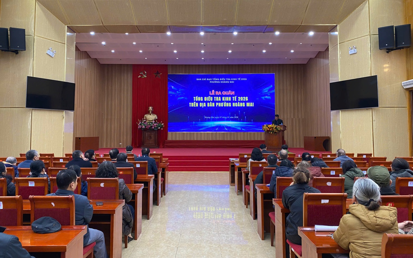 PHƯỜNG HOÀNG MAI TỔ CHỨC LỄ RA QUÂN TỔNG ĐIỀU TRA KINH TẾ NĂM 2026