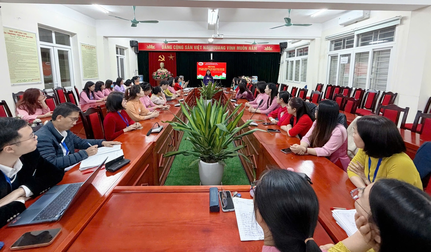 Chi bộ trường Tiểu học Đại Kim tổ chức Hội nghị tổng kết công tác xây dựng Đảng năm 2025, triển khai nhiệm vụ trọng tâm năm 2026- Ảnh 1.