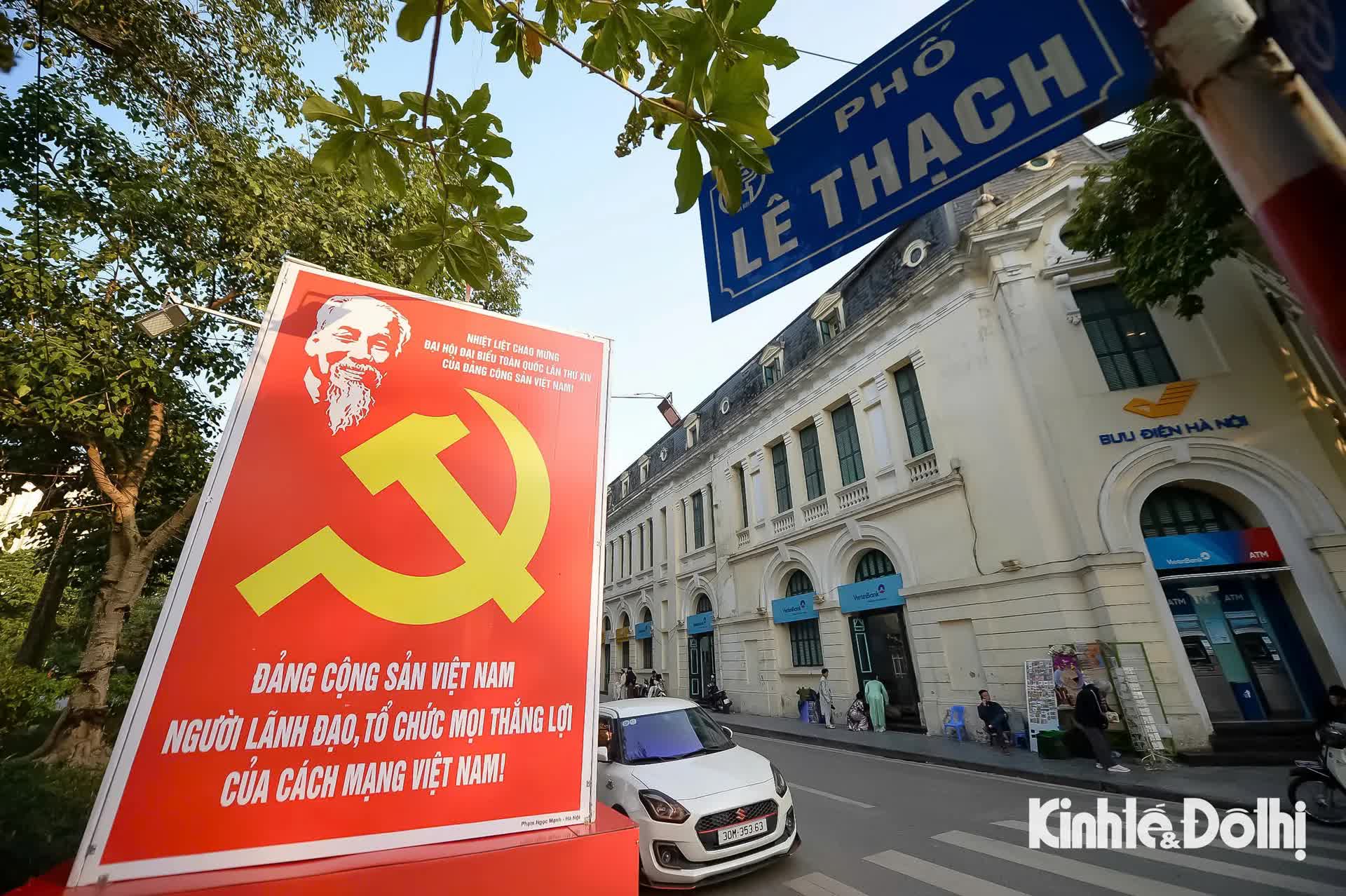 Hà Nội rực rỡ cờ hoa chào mừng Đại hội lần thứ XIV của Đảng- Ảnh 8.