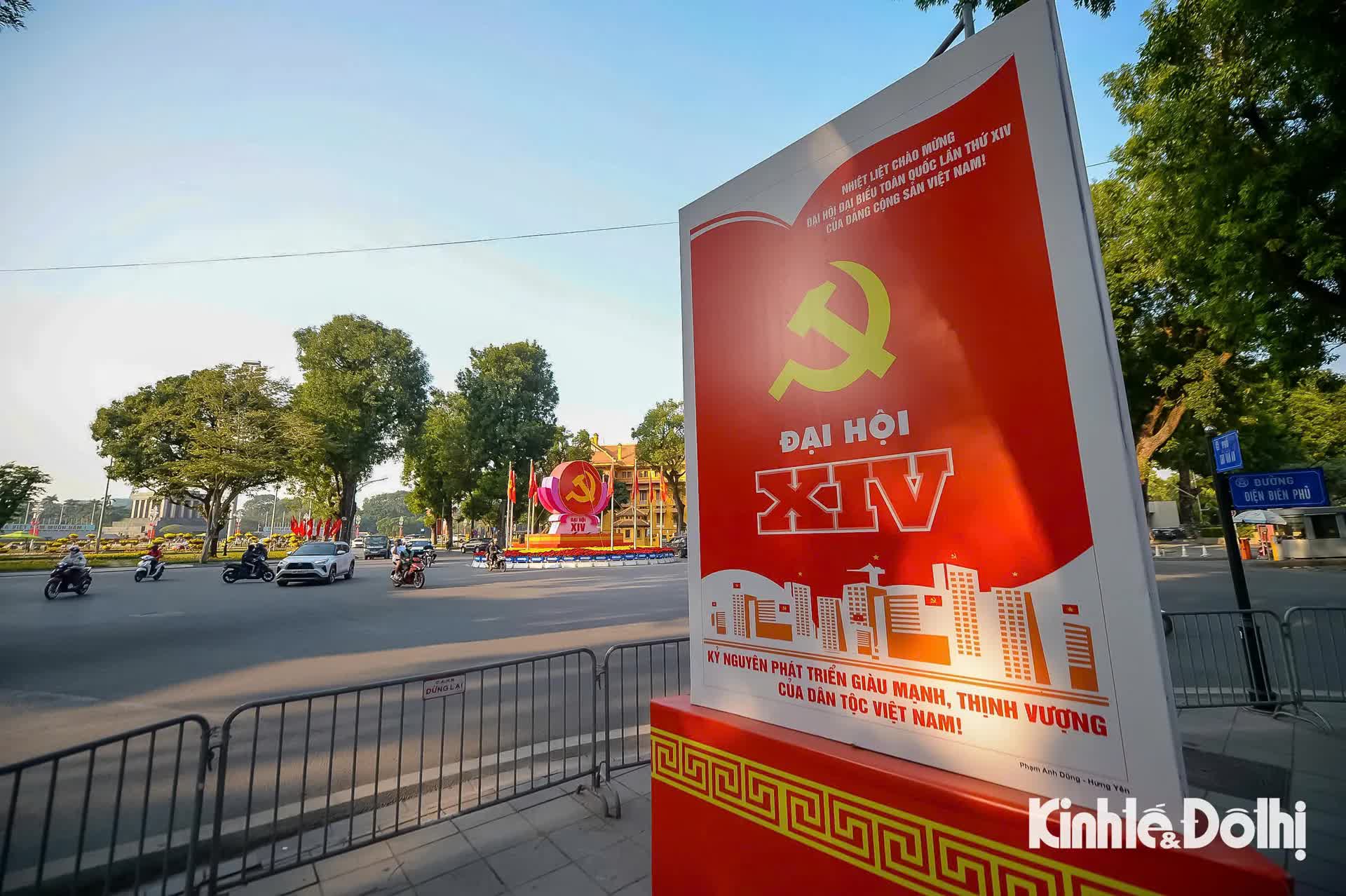 Hà Nội rực rỡ cờ hoa chào mừng Đại hội lần thứ XIV của Đảng- Ảnh 2.