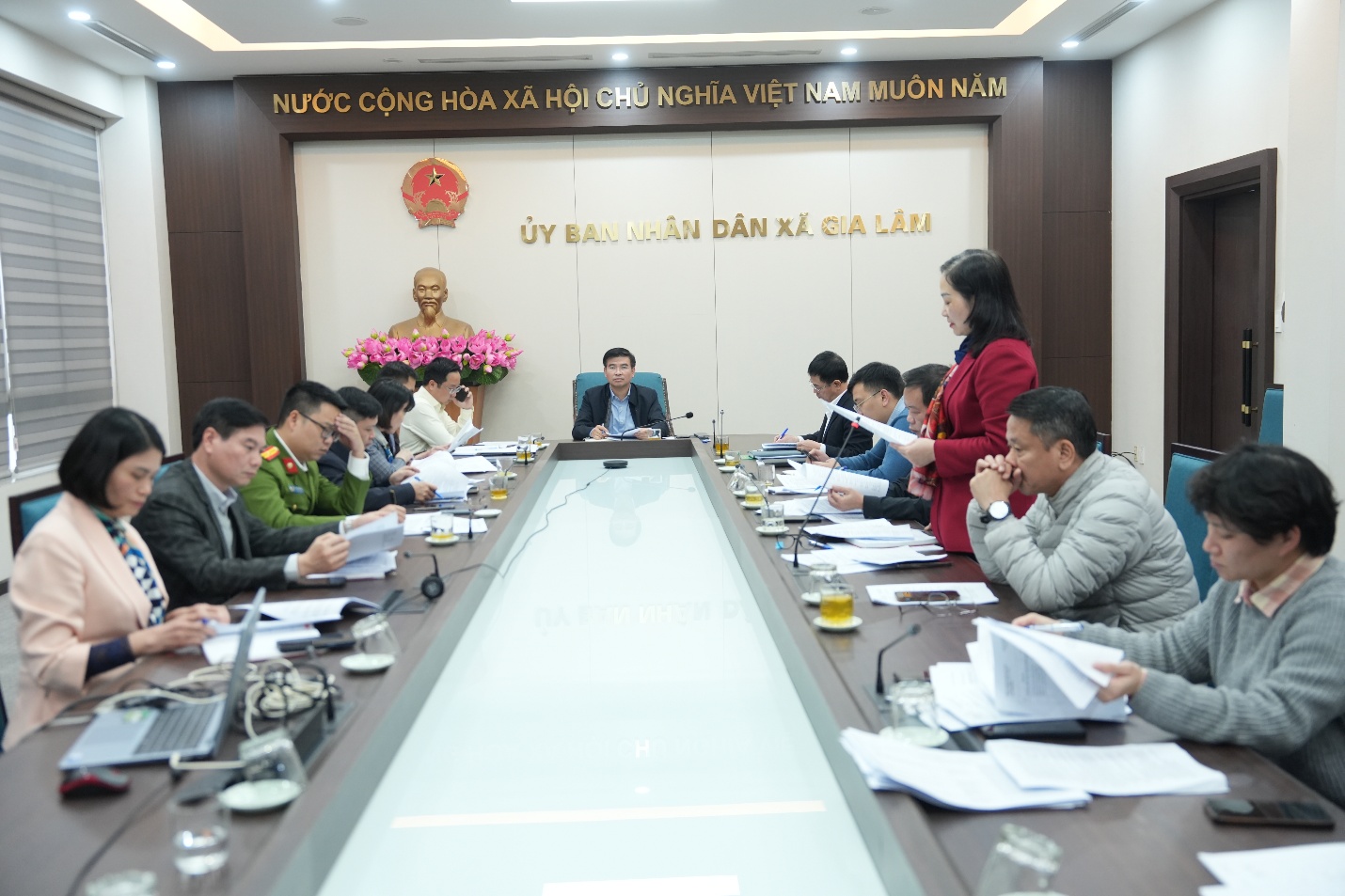 UBND xã Gia Lâm tổ chức hội nghị giao ban Ban Chỉ đạo công tác an toàn thực phẩm- Ảnh 1.