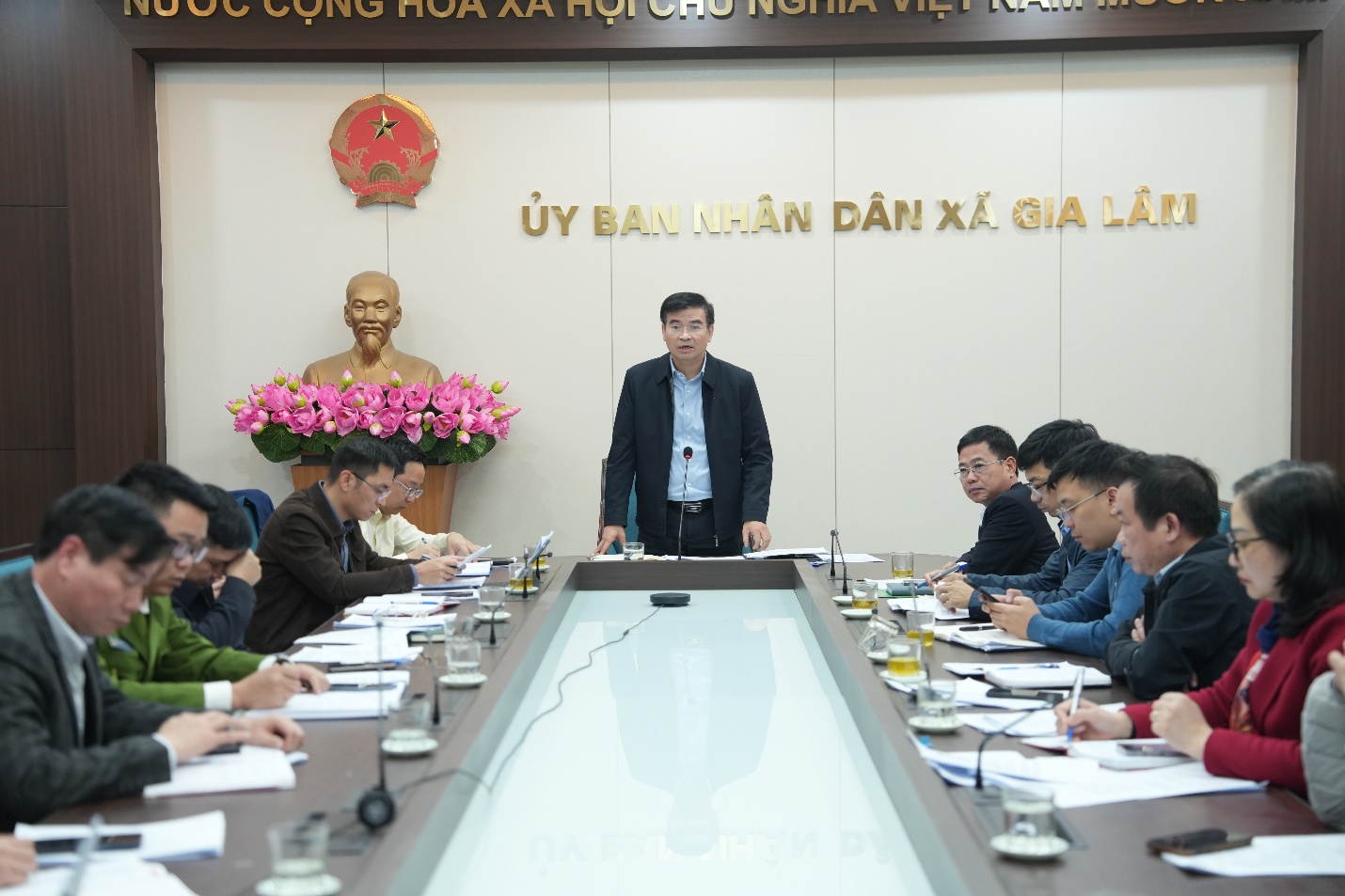 UBND xã Gia Lâm tổ chức hội nghị giao ban Ban Chỉ đạo công tác an toàn thực phẩm- Ảnh 4.