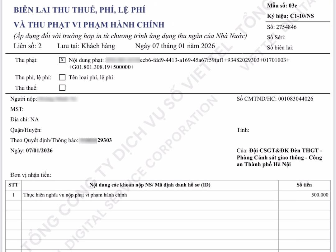 Hướng dẫn theo dõi và thực hiện xử phạt vi phạm giao thông qua ứng dụng Công dân Thủ đô số - iHanoi- Ảnh 6.