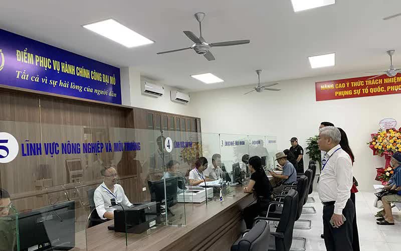 Phường Đại Mỗ: Thủ tục giải quyết nhanh, người dân hài lòng