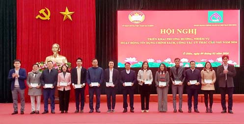 Ô Diên tổng kết hoạt động tín dụng chính sách năm 2025 triển khai nhiệm vụ năm 2026- Ảnh 6.